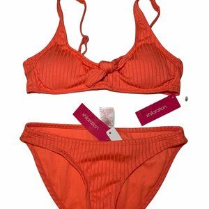 Xhilaration Bikini Set- Neon Peach NEW W/ TAGS